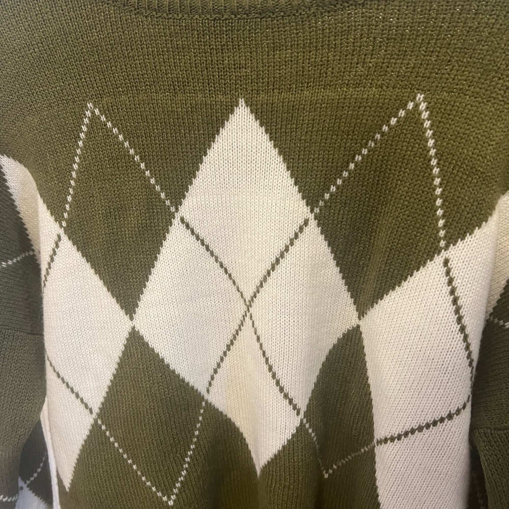 Daily News Sweater - Olive/combo - Picture 4 of 6
